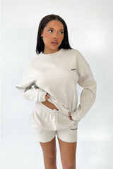 Studio Leisure essential bone embroidered sweater