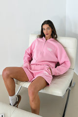 Studio Leisure pink bubble print bomber jacket