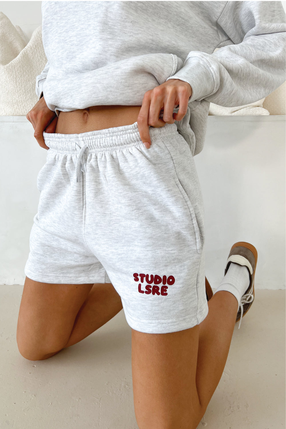 Studio leisure bubble marl printed shorts